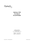 Watchman 3100 User Manual LR and SR Models