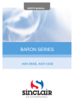 BARON SERIES - sinclair air conditioners