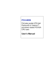 PCA-6006 User`s Manual