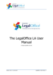 LEGALOffice LOLA User Manual - Windows