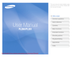 Samsung PL200 User Guide Manual pdf