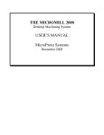 MPS2000 User`s Manual