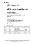 VRXLoader User Manual