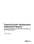 Thermal Cycler Temperature Verification System For GeneAmp