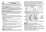 Transfer Switch TS15, TS20 User Manual
