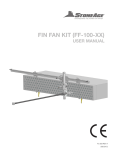 Fin Fan Kit (FF-100-XX) User Manual