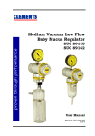Med Vac Baby Mucus Regulator User Manual