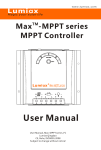 Max-MPPT series User Manual