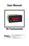 T6 Tachometer – User Manual