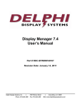 Display Manager 7.4 User`s Manual