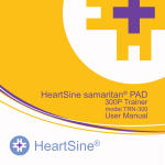 HeartSine 300 - Trainer User Manual