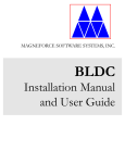 Installation Manual and User Guide
