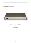8ASI / DVB-T RF Processor User`s Manual - Dv