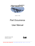 Part Occurrence User Manual