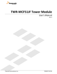 TWR-MCF51JF Tower Module