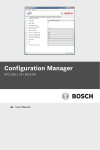 Configuration Manager - Bosch Security Systems