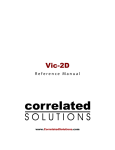 Projects in Vic-2D - Correlated Solutions