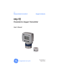 oxy.IQ User`s Manual - GE Measurement & Control