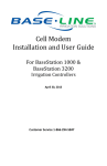 Cell Modem Installation and User Guide for