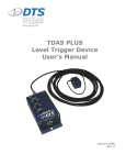 TDAS PLUS Level Trigger Device User`s Manual
