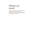 MIDIpal user manual