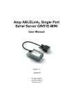 Atop Serial-Ethernet Server GW51E