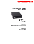 PCIe Expansion System User`s Manual