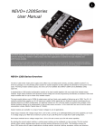 NEVO+1200Series User Manual
