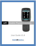 mPI User Guide - mPI Physical Inventory Software