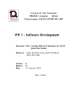WP 3 - Software Development