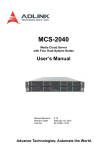 MCS-2040 Media Cloud Server User`s Manual