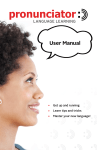 Pronunciator User Manual
