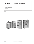 Eaton IT S801 Soft Starter User Manual