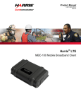 MBC-100 Mobile Broadband Client Product Manual