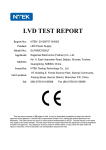 LVD TEST REPORT