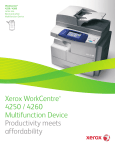 Xerox WorkCentre 4250/4260 Brochure