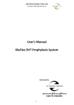User`s Manual BluFlex DVT Prophylaxis System