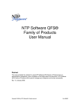 NTP Software QFS® Family of Products User Manual