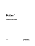 Getting Started with DIAdem