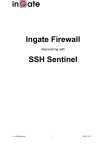 Configuring an SSH Sentinel VPN client for Ingate Firewall/SIParator