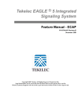 Feature Manual - ECAP - Oracle Documentation