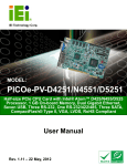 PICOe-PV-D4251/N4551/D5251 User Manual