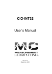CIO-INT-32 - Measurement Computing