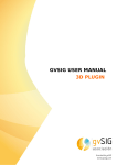 GVSIG USER MANUAL 3D PLUGIN