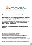 Thank you for purchasing the X Rocker! Welcome to the