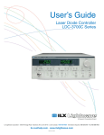 LDC-3700C Series Laser Diode Controllers