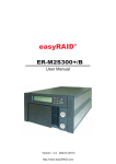 easyRAID ER-M2S300+/B User manual