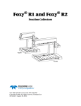 Foxy R1 and Foxy R2 Fraction Collectors