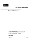 PANELWARE MMI Application Manual for GE Fanuc Genius