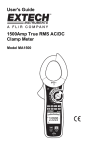 User`s Guide 1500Amp True RMS AC/DC Clamp Meter